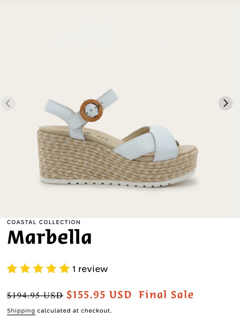 NAOT Women’s Cream Espadrille Wedge comfort Sandals with Ankle Strap